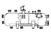 Сепаратор нефтегазовый типа I, I-II, II, II-II